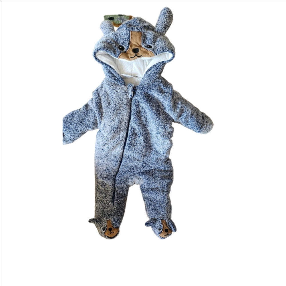 Koala Kids Blue Footies One Piece